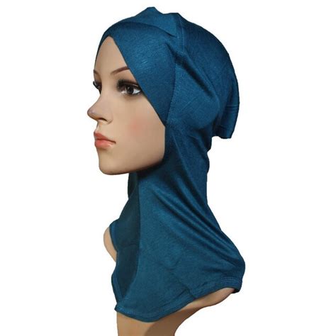 Buy Muslim Sport Inner Hijab Caps Islamic Underscarf Hats Full Cover Cross