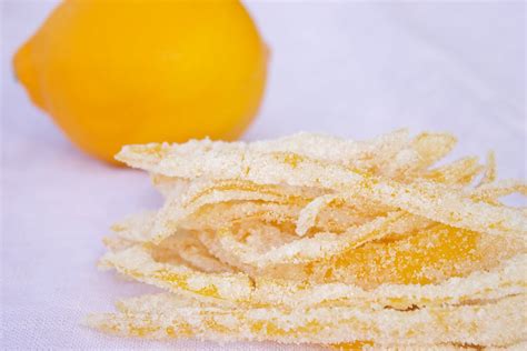 The Sugartarian Candied Lemon Peels