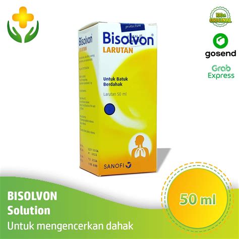 Jual Bisolvon Solution 50 Ml Obat Batuk Anak Nebulizer Anak Shopee