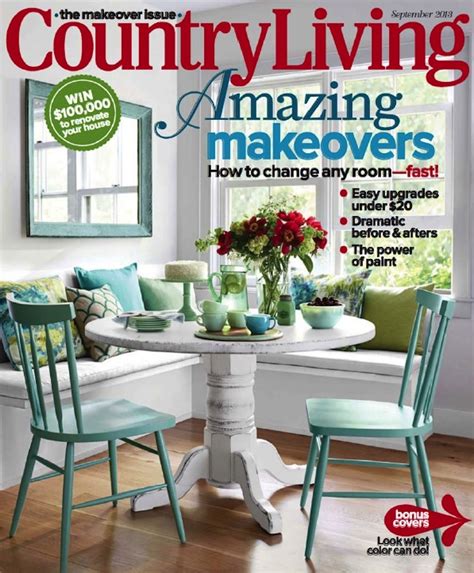 Our 48 Round Table On Cover Of Country Living Magazine Ecustomfinishes
