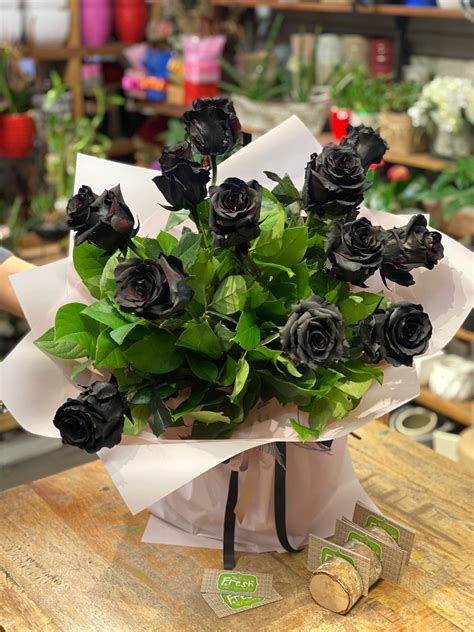Premium Black Roses Bouquet Buy In Vancouver Fresh Flowers Delivery