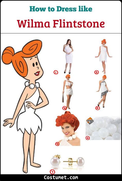 Wilma Flintstone Costume For Cosplay And Halloween 2023 Wilma