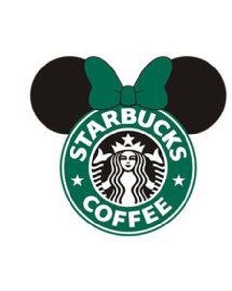Handmade Mickey Mouse Coffee Sticker In 2020 Starbucks Wallpaper