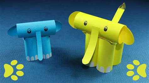 Cool Elephant Craft Easy Fun Craft Ideas For Kids With Paper Youtube