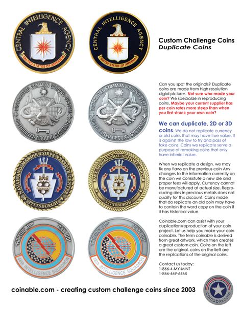 Custom Challenge Coins Sizes Materials And Features