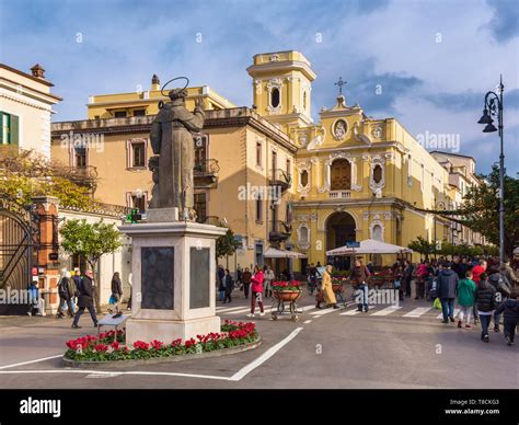 Piazza Tasso Sorrento Italy Stock Photo Alamy