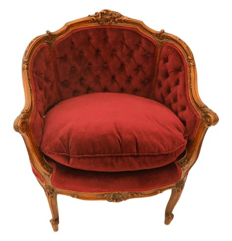 French Louis Xv Style Carved Walnut Upholstered Arm Chair Mary Kays