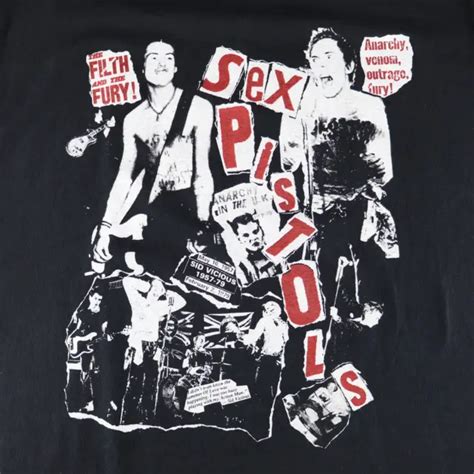 Vintage 1980s Sex Pistols Sid Vicious Punk Band Tour Shirt T683 2161