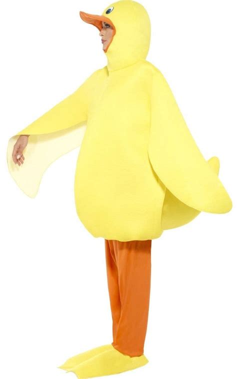adult s yellow duck fancy dress costume funny yellow duck outfit