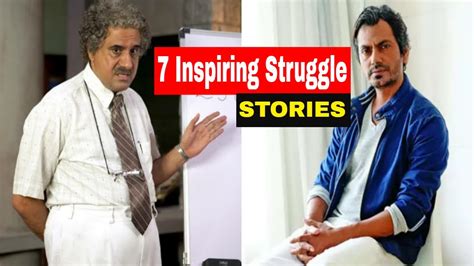 Top 7 Inspiring Struggle Stories Of Bollywood Actors Hindi Youtube