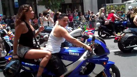Dykes On Bikes Nyc Gay Pride Parade 2010 Youtube