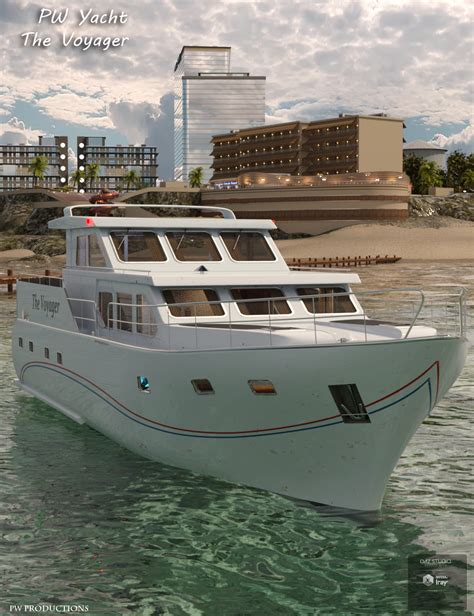 Pw Yacht The Voyager Daz 3d