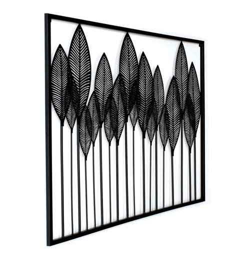 Buy Wrought Iron Decorative In Black Wall Art By Craftter Online