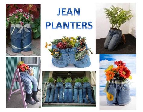 Jeans Planters Planters Diy Planters Cool Diy Projects