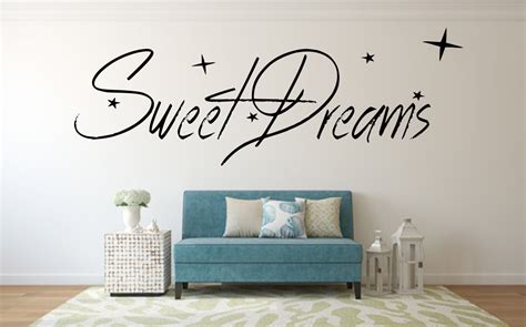 Sweet Dreams Wall Art Decal Sticker Quote Q99 Etsy