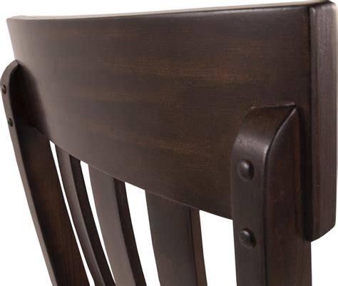Signature Design By Ashley® Haddigan Dark Brown Dining Upholstered Side