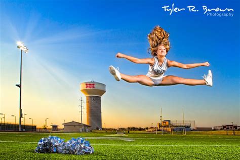 Shelby Whitfield Exquisite Awesome Incredible Cheerleading Football Field Lights Lone Star High