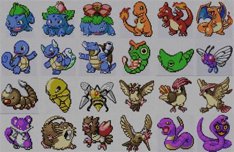 Original 151 Pokemon Sprites