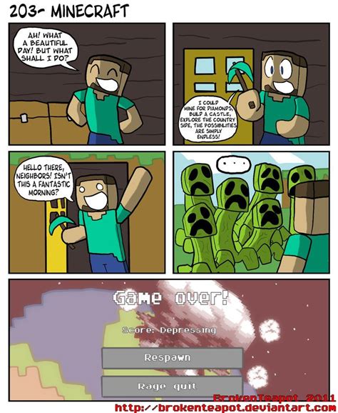 minecraft comics