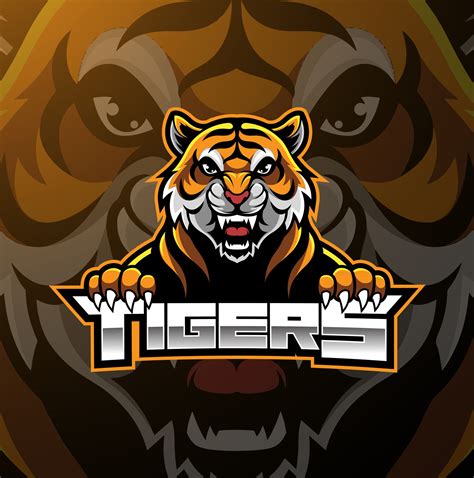 Tiger Mascot Logo Sport Sports Logo Design Sports Log