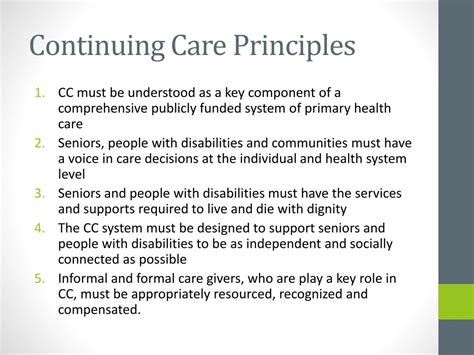 Ppt The Bc Continuing Care Cc Story Powerpoint Presentation Free
