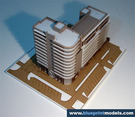 Architectural Scale Model Residential Building Nerva Traian