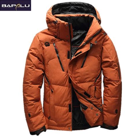 2018 high quality 90 white duck down jacket men coat snow parkas male warm brand clothing