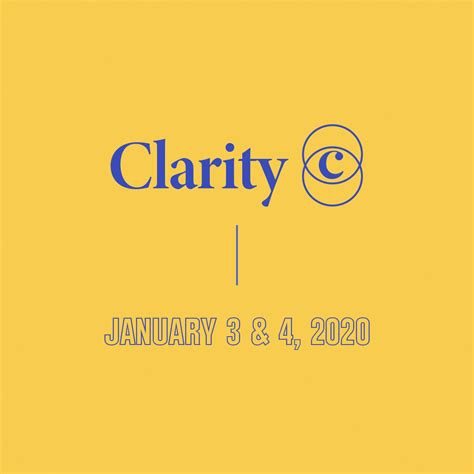 The Clarity Conference