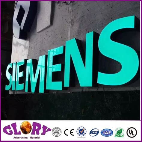 Outdoor Led Epoxy Led Channel Letter Resin Signage Resin Letter And