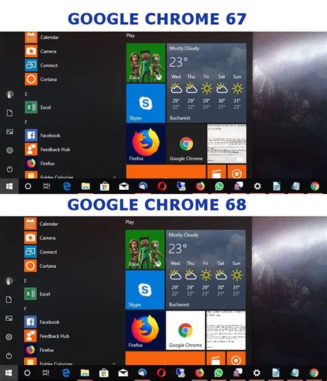 I don't know why google did that. Google Chrome 68 Includes an Updated Live Tile for Windows 10
