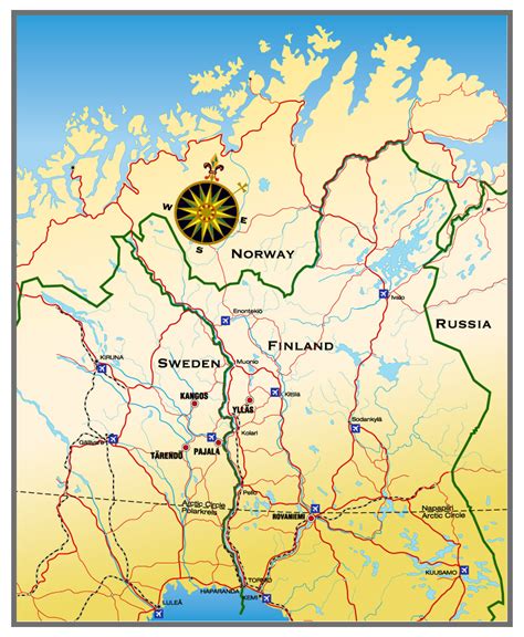 Maps Of Yllas Ski Resort In Finland Sno