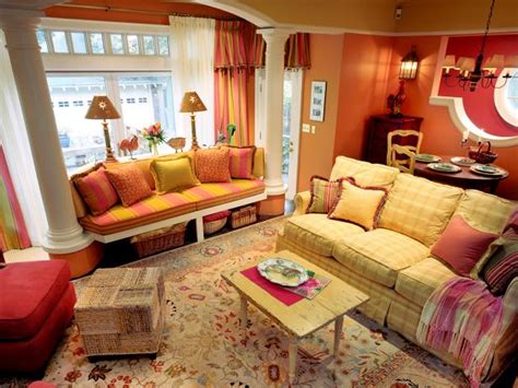 Whatever your design goals may be, see these inspiring decor and paint ideas on how to incorporate orange into you. Rust Orange Traditional Living Room | HGTV
