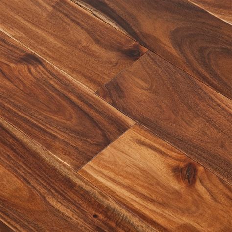 With exquisite grain details and deep, rich, and vibrant, colors are highlighted by the durable urethane with aluminum oxide finish. Wood+ Flooring Classic Acacia Asian Walnut 18x93mm ...