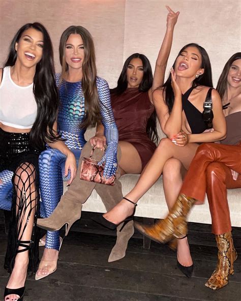 Kim Kardashian Reunites With Sisters Khloe Kourtney Kendall And Kylie Jenner For Glamorous