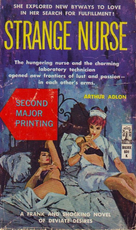 Strange Nurse Vintage 60s Paperback Book By Vvpaperemporium Pulp Fiction Pulp Fiction Book