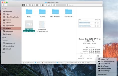 How to create your own Mac Finder Quick Actions