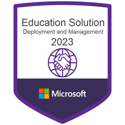 Microsoft Education Solution Partner 2023 Credly