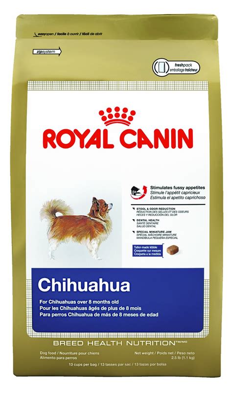 Made with deboned texas beef as the first ingredient, this food is catered toward the big appetite of your small pup. Royal Canin Chihuahua Dry Dog Food, 10-Pound - Chihuahua ...