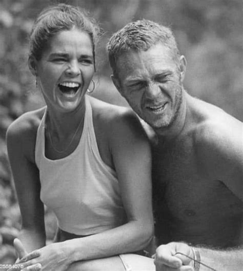 Ali Macgraw And Steve Mcqueen On A Break From Filming Papallion In 1973