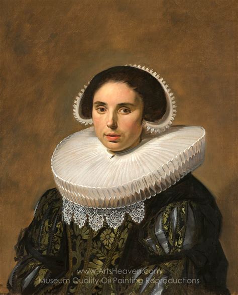 Frans Hals Portrait Of A Woman Possibly Sara Wolphaerts Van Diemen