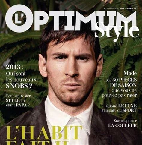Com Cara De Mau Atacante Lionel Messi é Capa De Revista Francesa