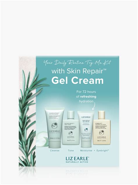 Liz Earle Your Daily Routine Try Me Kit With Skin Repair™ Gel Cream