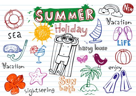 Summer Drawings At Explore Collection Of Summer