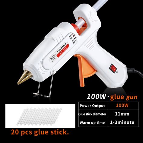 hot melt glue gun with 7mm glue stick industrial mini guns thermo electric heat temperature tool