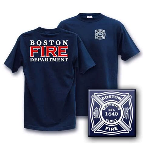 Bean has 25% off boots plus free shipping plus free $10 gift card with. BOSTON FIRE DEPARTMENT MEDIUM Duty Crew T-Shirt | eBay