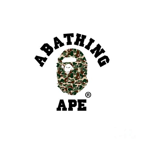 A Bathing Ape Logo Digital Art By Bape Collab Pixels