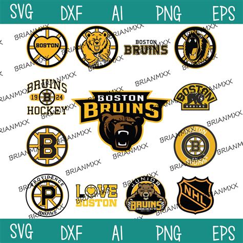 Boston Bruins Logo Nhl Hockey Svg Cut File For Cricut Files Etsy