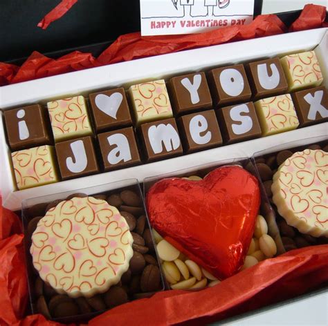 Personalised T Box Of I Love You Chocolates By Chocolate By