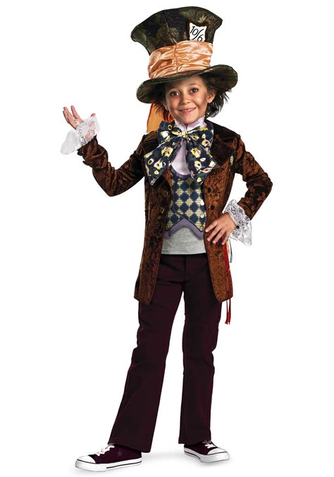 Deluxe Kids Mad Hatter Costume Mad Hatter Costume Ideas