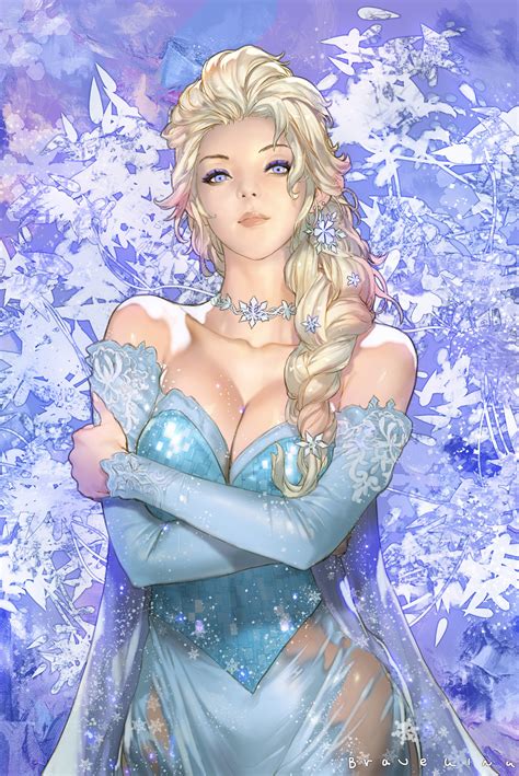 Frozen Elsa Cleavage Dress See Through Yande Re
